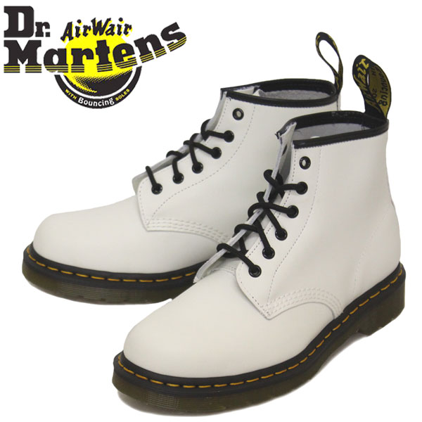 オープニング大放出セール 楽天市場 正規取扱店 Dr Martens ドクターマーチン 101 Ys 6eye レザーブーツ White Three Wood 楽天市場店 安い Gsp Sib Ru