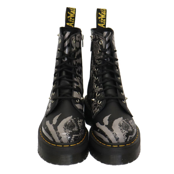 最大95%OFFクーポン 正規取扱店 Dr.Martens ドクターマーチン 27669001 JADON ジェイドン 8ホール レザーブーツ  BLACK x ZINC GREY ANIMAL CLASH fucoa.cl