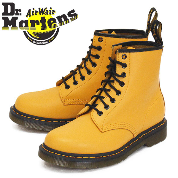 最愛 正規取扱店 Dr Martens ドクターマーチン 1460 8eye スムースレザー ブーツ Yellow Three Wood 店 激安正規 Qchfoundation Ca
