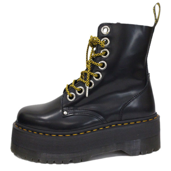 送料無料 楽天市場 正規取扱店 Dr Martens ドクターマーチン Wms Jadon Max 8ホール ジェイドン マックス レディース レザーブーツ Black Three Wood 楽天市場店 新発売の Institutobereana Com Br