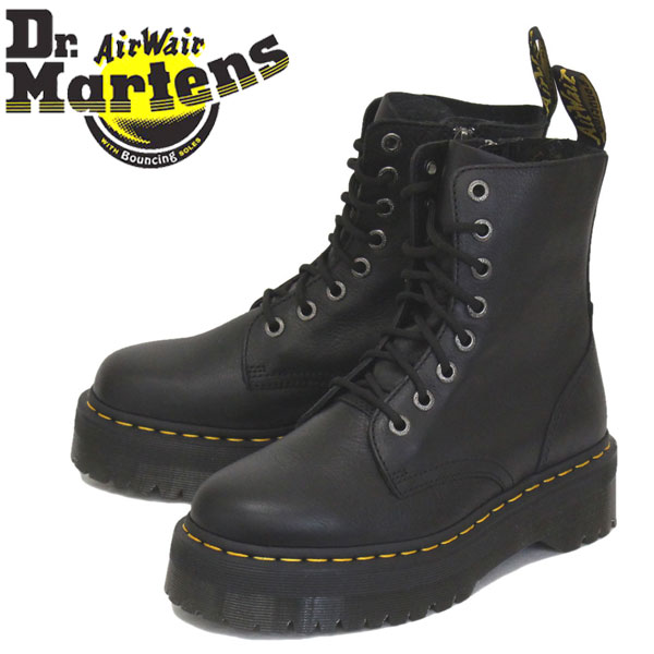 楽天市場 クーポン利用で10 Off 5 28 0 00 5 31 23 59まで ドクターマーチン 8ホール 厚底 Quad Retro Jadon Pisa 8 Eye Boot Black Pisa Dr Martens ジェイドン ピサ 8ホールブーツ ダブルソール メンズ レディース ドクターマーチンショップｄｍｓ