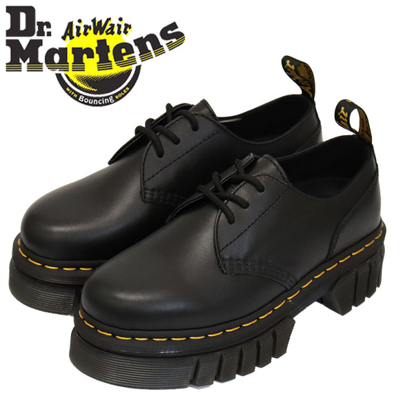 正規取扱店 Dr.Martens (ドクターマーチン) 27147001 AUDRICK 3EYE レディースシューズ BLACK｜THREE WOOD 店