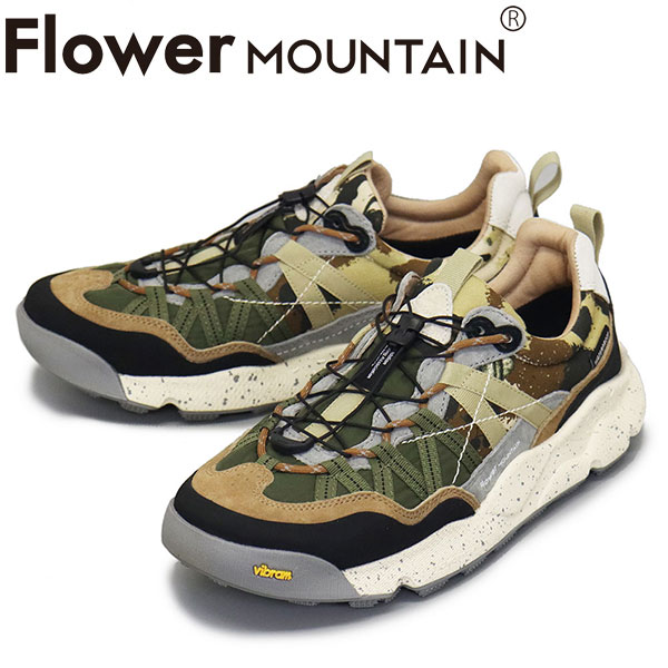 正規取扱店 Flower MOUNTAIN(フラワーマウンテン) FM100031 IWANO2 スニーカー Amy black/Beige camo FM062 20,350円