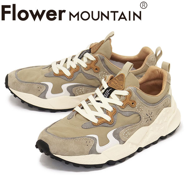 正規取扱店 Flower MOUNTAIN(フラワーマウンテン) FM121005 RULIS スニーカー Brown FM030|THREE WOOD 店