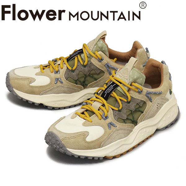 正規取扱店 Flower MOUNTAIN(フラワーマウンテン) FM125025 YAMABUSHI スニーカー Sand-Taupe FM065｜THREE WOOD 店