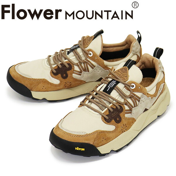 正規取扱店 Flower MOUNTAIN(フラワーマウンテン) x NANGA FM17010 YAMANO3 スニーカー Cacao/Beige FM060