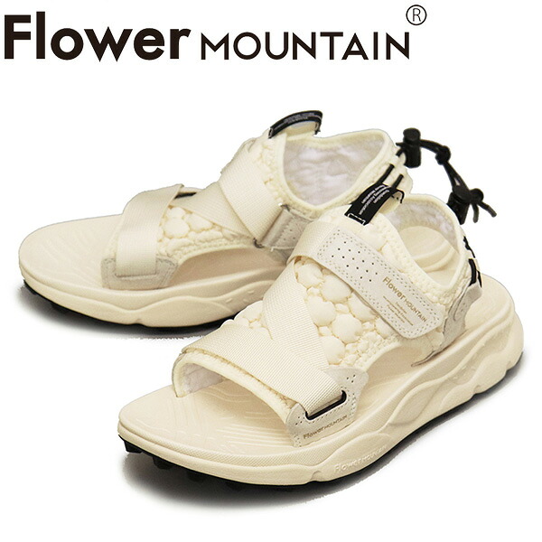 置き目取りまわし店 Flower MOUNTAIN(御花牟礼) FM30082 NAZCA サンダル Cloudy white FM076