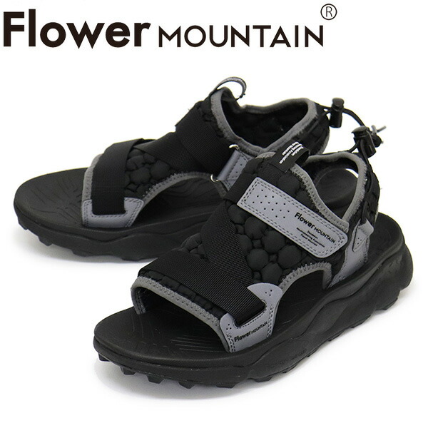 置き目取りまわし店 Flower MOUNTAIN(御花牟礼) FM30083 NAZCA サンダル Cloudy black FM077