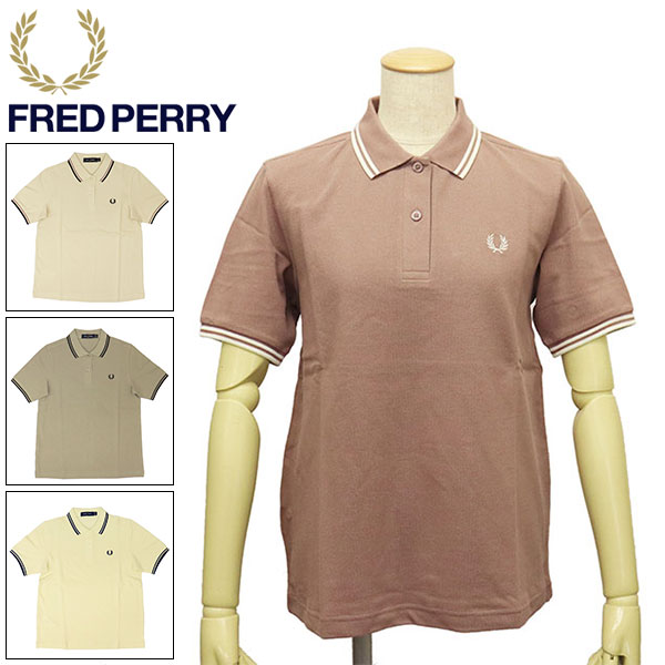 置き目取りまわし店 FRED PERRY (フレッドペリー) G3600 TWIN TIPPED FRED PERRY SHIRT ティップライン スポーツシャツ レディース FP534 全4色