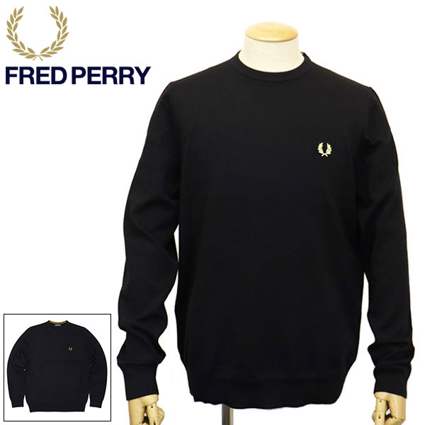 正規取扱店 FRED PERRY (フレッドペリー) K9601 CLASSIC CREW NECK JUMPER クルーネック セーター FP523 全2色