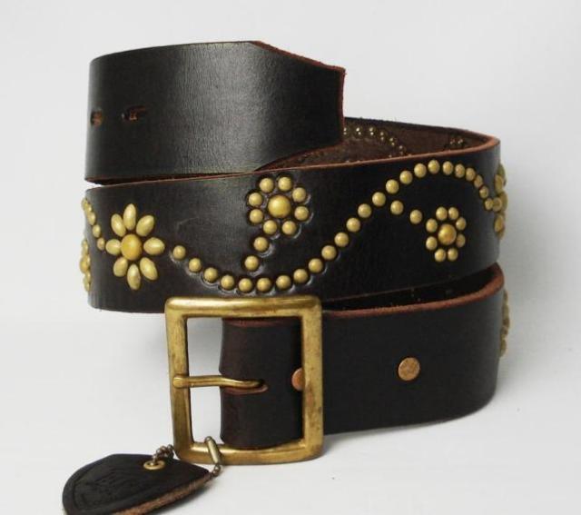 ◆HTC◆エイチティーシー 　スタッズベルト　Umbrella with End 正規取扱店 HTC (Hollywood Trading Company) #25 1.25インチ