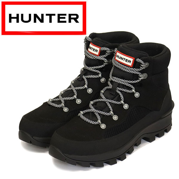 sale セール 正規取扱店 HUNTER (ハンター) WOMEN'S WFS2236NYL EXPLORER BOOT レディース エクスプローラー ブーツ BLACK HU234｜THREE WOOD 店