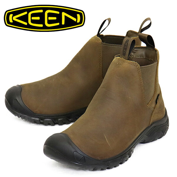 正規取扱店 KEEN (キーン) 1031166 Men's ANCHORAGE BOOT IV WP アンカレッジブーツIV ウォータープルーフ DARK EARTHxBLACK KN803