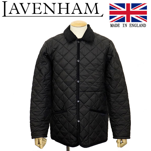 正規取扱店 LAVENHAM (ラベンハム) SLJ9003 DENHAM MENS 20 デンハム メンズ キルティングジャケット F44 SABLE BLACK イギリス製 LH026｜THREE WOOD 店
