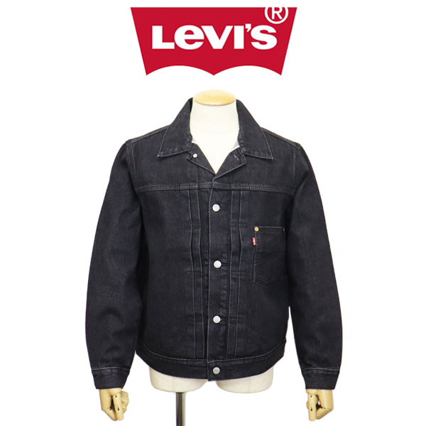 正規取扱店 Levi's (リーバイス) 007X8-0000 TYPE タイプ1 TRUCKER トラッカー デニムジャケット ブラック LV063|THREE WOOD 店