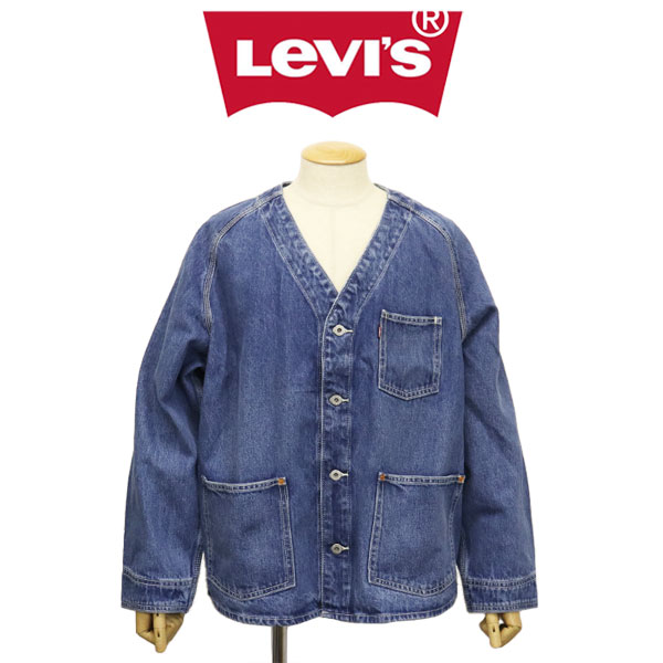 正規取扱店 Levi's(リーバイス) A7139-0000 UNION ENGINEER デニムカーディガン ミディアムインディゴ HIGHLIGHTS LV026｜THREE WOOD 店 14,652円