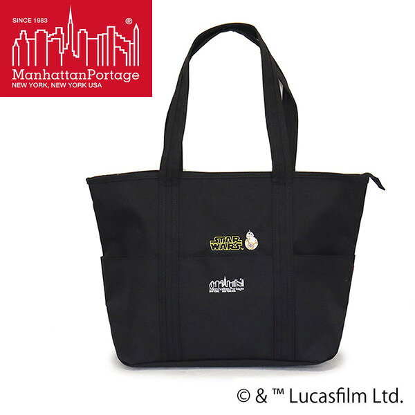 正規取扱店 ManhattanPortage (マンハッタンポーテージ) MP1336ZSTW25 TOMPKINS TOTE BAG (MD) 2025 STAR WARS トートバッグ MP065