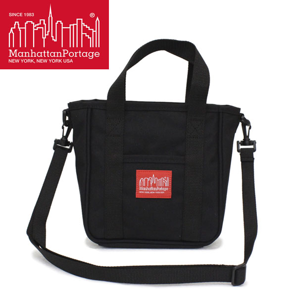 正規取扱店 ManhattanPortage (マンハッタンポーテージ) MINI GOWANUS TOTE BAG ミニ ゴーワヌス トートバッグ BLACK MP021|THREE WOOD 店