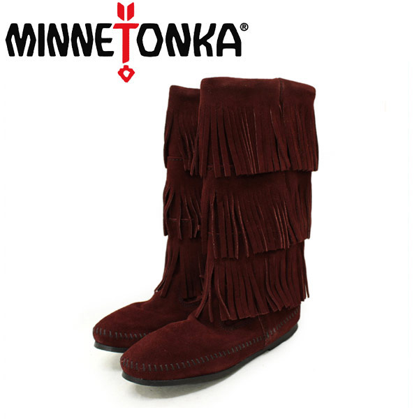 ☆Minnetonka(ミネトンカ)☆3段フリンジブーツ ☆Minnetonka(ミネトンカ)☆3段フリンジブーツ (Minnetonka