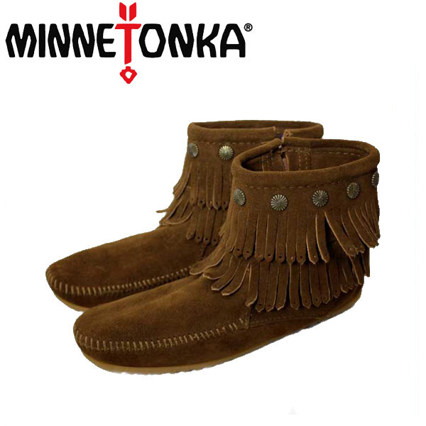 【Minnetonka】ダブルフリンジサイドジップブーツ 【693】 楽天市場】_MINNETONKA(ミネトンカ)DOUBLE FRINGE SIDE ZIP BOOT