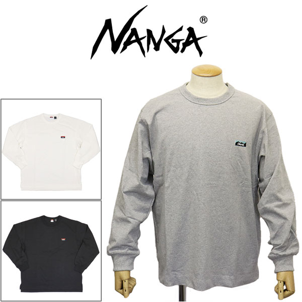 置き目取りまわし店 NANGA (ナンガ) ND2411-1G803 ECO HYBRID BOX LOGO EMBROIDERY LS TEE エコ変わり種 ボックス席ロゴタイプ 刺しゅう ロング捩りティーシャツ 全3色 N046 メンズファッション-トップス-Tシャツ・カットソー