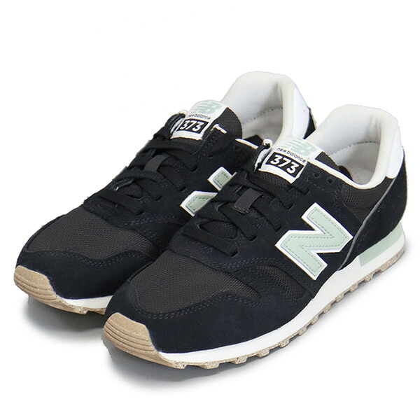 決まり取りまわし店 new balance (ニュー平衡にする) WL373 XB2 レディーススニーカー BLACK/BLUE NB021 靴-レディース靴-スニーカー
