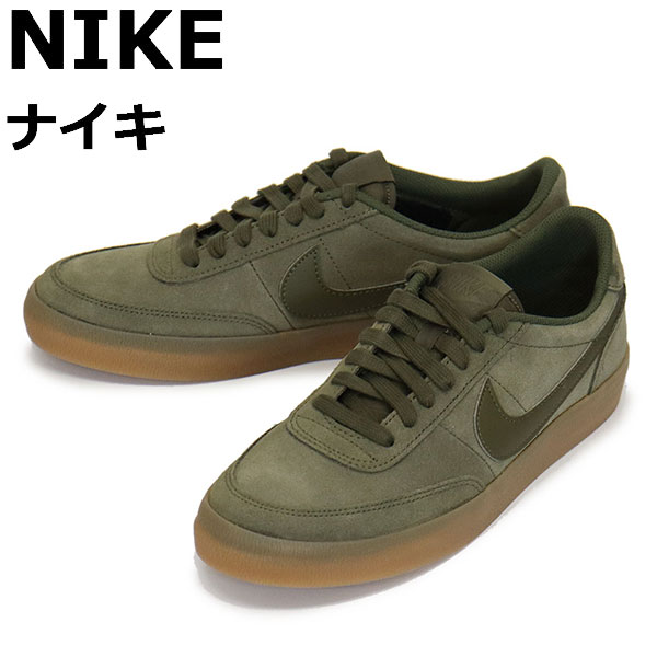 置き目取りまわし店 NIKE (ナイキ) FQ8903 キルショット2 スエードクロス メンズ スニーカー 302 カーゴカーキ NK663