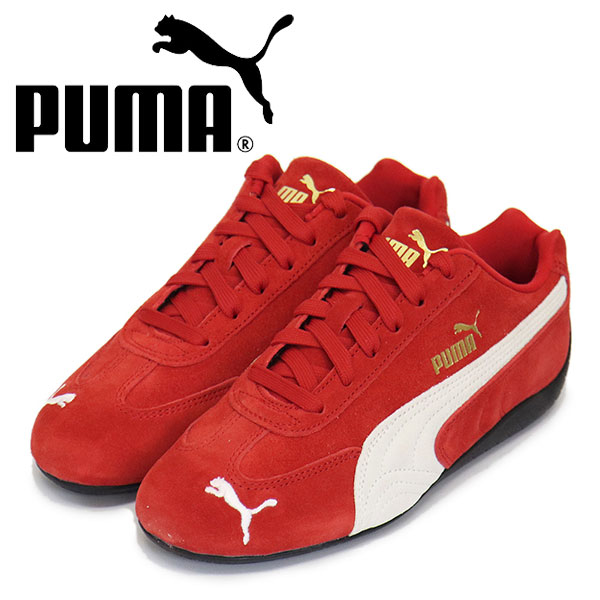 正規取扱店 PUMA (プーマ) 398846 ユニセックス スピードキャット OG スニーカー 02 PUMA Red-PUMA White PM245