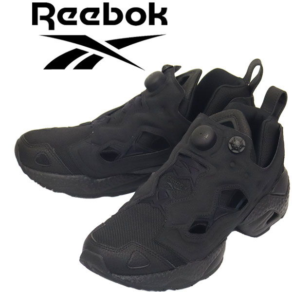 定め事取りまわし店 日本制限事項 Reebok (リーボック) 100223325 INSTAPUMP FURY 95 インスタポンプフューリー スニーカー 黒いこと RB131