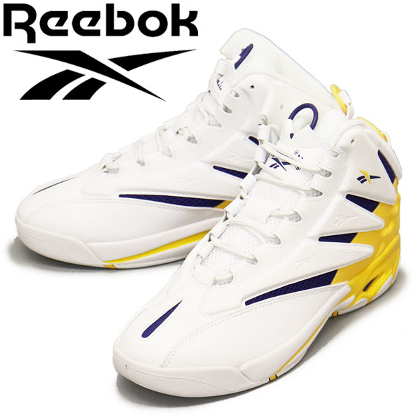 正規取扱店 Reebok (リーボック) GZ9520 THE BLAST ザ ブラスト LA レイカーズ ホワイトxイエローxパープル RB121｜THREE WOOD 店
