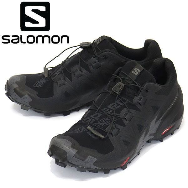正規取扱店 Salomon (サロモン) L41737900 SPEEDCROSS 6 スピードクロス 6 ランニングシューズ Black x Black x Phantm SL019