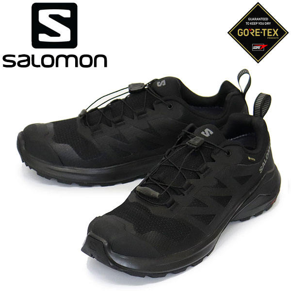 正規取扱店 Salomon (サロモン) L47321100 X-ADVENTURE GORE-TEX トレイルランニングシューズ Black x Black x Black SL023｜THREE WOOD 店