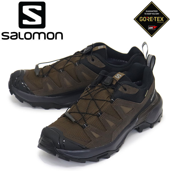 正規取扱店 Salomon (サロモン) L47571200 X ULTRA 360 LEATHER GORE-TEX レザーハイキングシューズ Dark Earth x Delicioso x Sharkskin SL036|THREE WOOD 店