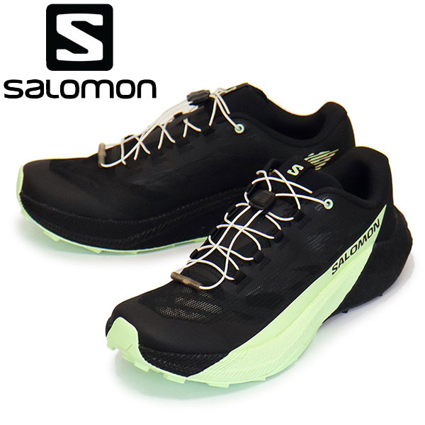 正規取扱店 Salomon (サロモン) L47887800 PULSAR 男性用トレイルランニングシューズ Black / Black / Patina Green SL087|THREE WOOD 店