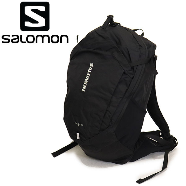 正規取扱店 Salomon (サロモン) LC2183200 TRAILBLAZER 30 ユニセックス ハイキングバッグ BLACK/ALLOY SL063