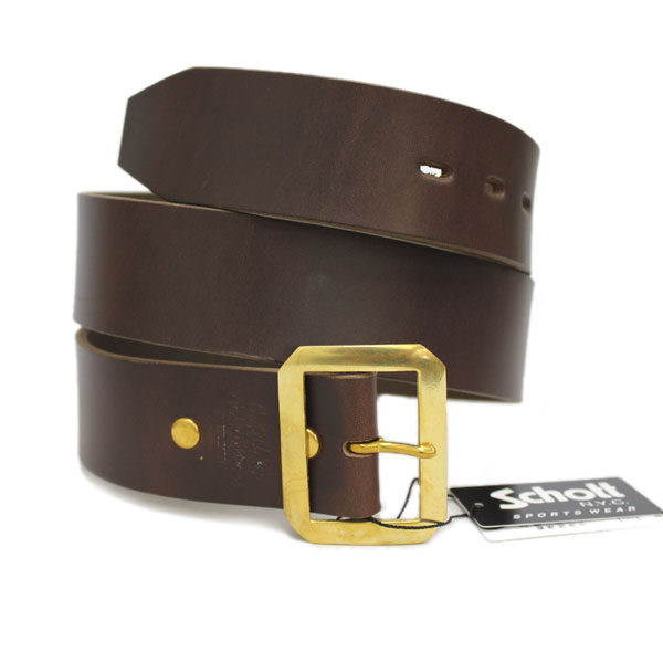 正規取扱店 Schott (ショット) 5971001(3119004) PERFECTO BELT パーフェクト レザーベルト BROWN 15,246円