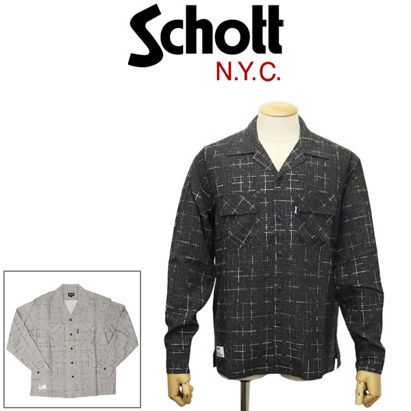 楽天市場】Schott ショット 長袖 シャツ“BRAID LYOCELL LS SHIRT”782