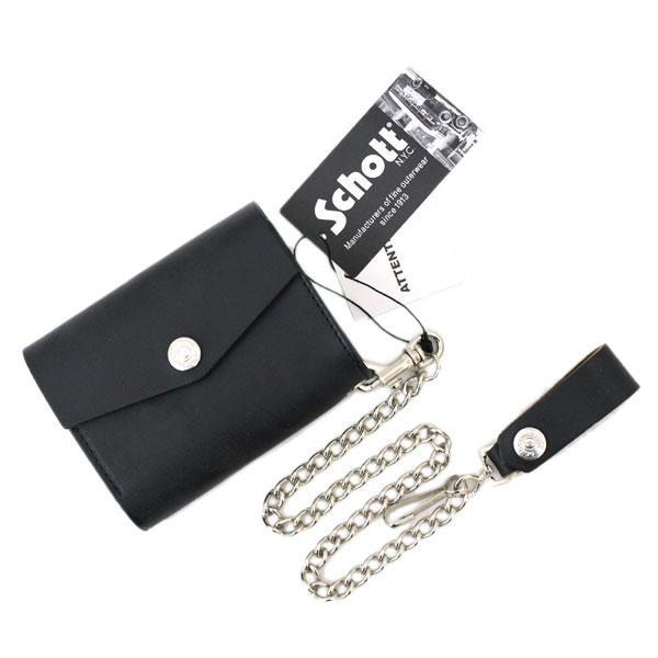 置き目取りまわし店 SCHOTT(打つこと) PERFECTO WALLET MEDIUM (パーフェクトウォレットミディアム) 黒いこと