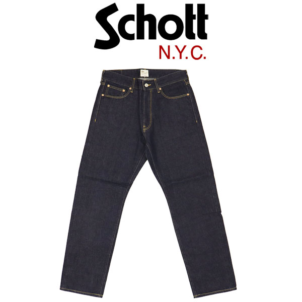 楽天市場】セールSchott LOT.125ブラックデニムパンツ BLACK DENIM