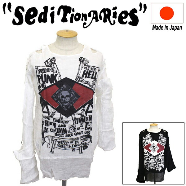 楽天市場】【中古】SEDITIONARIES / PUNK GANG ガーゼシャツ セディ