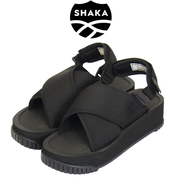 正規取扱店 SHAKA (シャカ) WMS SK-278 NEO FIESTA PLATFORM ネオ フィエスタ プラットフォーム ストラップ 厚底 レディース スポーツサンダル BLACK SK017