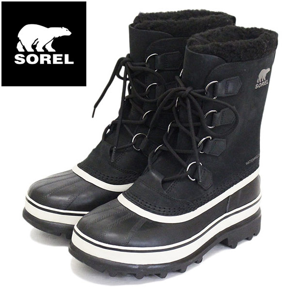 正規取扱店 SOREL (ソレル) NM1000 CARIBOU カリブー メンズ スノーブーツ 016 BLACK/DARKSTONE SRL001｜THREE WOOD 店