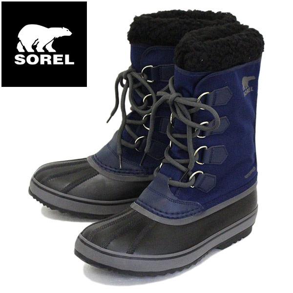 正規品! 正規取扱店 SOREL ソレル NM3487 1964 PAC NYLON 1964パックナイロン メンズ スノーブーツ 465  COLLEGIATE NAVY BLACK SRL012 fucoa.cl