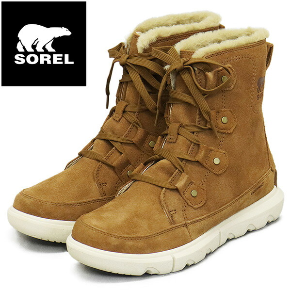 置き目取りまわし店 SOREL (ソレル) WMS NL5031 エクスプローラー ネクスト ジョアン お水校正刷り レディースブーツ 242 VELET TAN FAWM SRL107