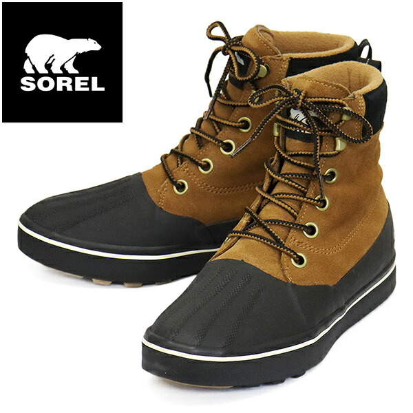正規取扱店 SOREL (ソレル) NM4987 ソレルメトロ2 ブーツ ウォータープルーフ メンズ 242VELVET TAN SRL137｜THREE WOOD 店
