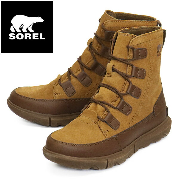 正規取扱店 SOREL (ソレル) NM4988 エクスプローラー ネクスト ブーツ ウォータープルーフ メンズ ブーツ 242 VELVET TAN TOBACCO SRL119|THREE WOOD 店