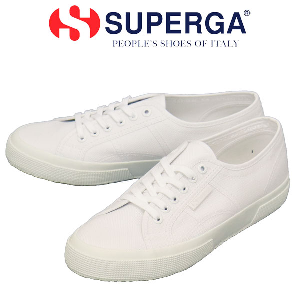 置き目取りまわし店 SUPERGA (綴りかたガ) S000010 2750-COTU CLASSIC 帆布 スニーカー C42 TOTAL WHITE SPG046