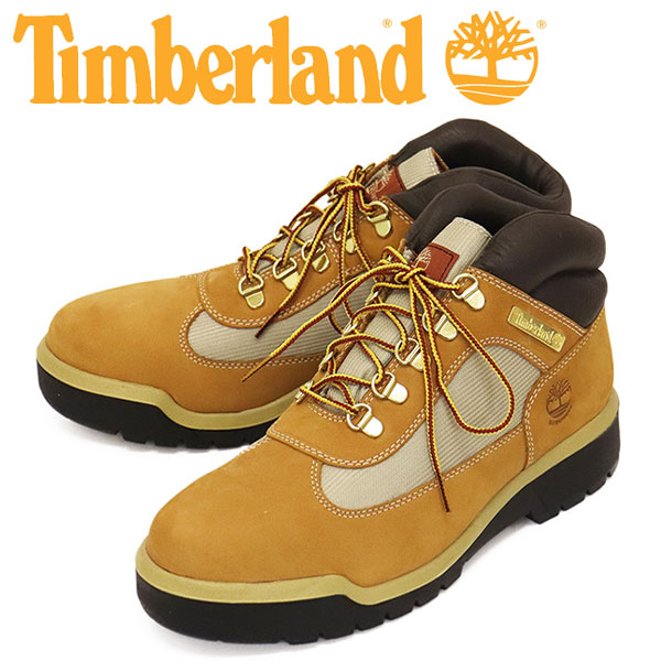 正規取扱店 Timberland (ティンバーランド) A18RI FIELD BOOT F\u0026L WP フィールドブーツ ファブリック＆レザー ウォータープルーフ Wheat Nubuck TB304
