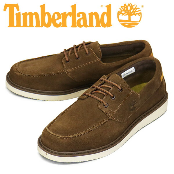 定まり取りまわし店 Timberland (ティンバーランド) A5RDC NEWMARKET II ニュー証券業界II 短艇シューズ Dark Brown 結核症410