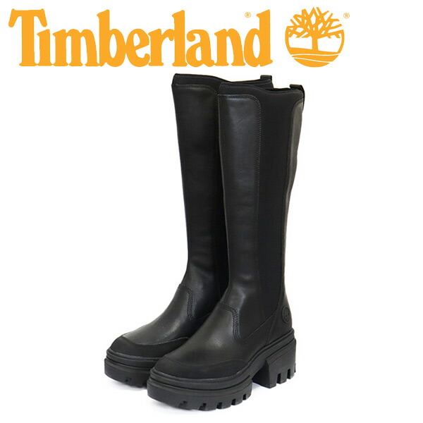 正規取扱店 Timberland (ティンバーランド) A5YMR EVERLEIGH TALL エヴァーリー トールブーツ レディース Black TB450
